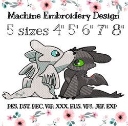 Embroidery design How to Train Your Dragon