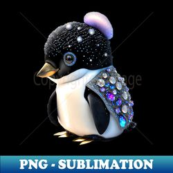 cute baby penguin - aesthetic sublimation digital file - boost your success with this inspirational png download
