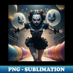 terrorizing balloons - sublimation-ready png file - perfect for personalization