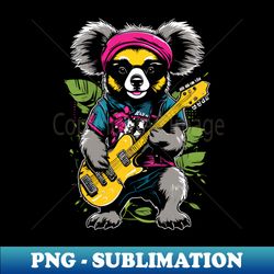 Koalest Bear Rockstar - Special Edition Sublimation PNG File - Spice Up Your Sublimation Projects