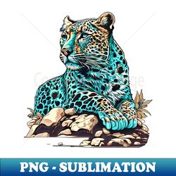 Leopard in wait - Exclusive PNG Sublimation Download - Perfect for Creative Projects
