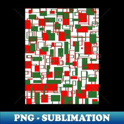 Abstract Christmas Seasonal Pattern - PNG Transparent Sublimation File - Add a Festive Touch to Every Day