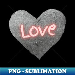 Platinum Love - Retro PNG Sublimation Digital Download - Unleash Your Creativity