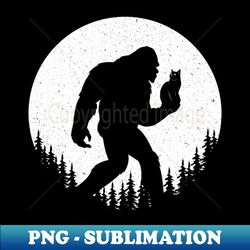 Bigfoot Cat - Sublimation-Ready PNG File - Bold & Eye-catching