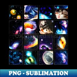 Cat Galaxy - Instant Sublimation Digital Download - Perfect for Personalization