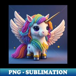 magical cute baby unicorn - digital sublimation download file - perfect for sublimation art