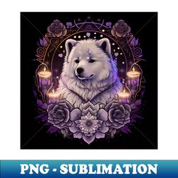 Samoyed Puppy - Instant PNG Sublimation Download - Perfect for Creative Projects