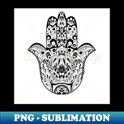 the hand of buddah with mexican patterns ecopop art zentangle - vintage sublimation png download - capture imagination with every detail