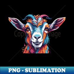 Cute goat face art - Instant Sublimation Digital Download - Fashionable and Fearless