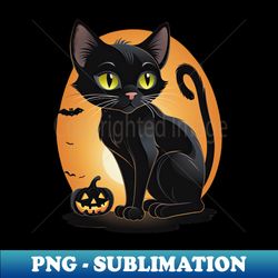 Halloween Kitty cat - Elegant Sublimation PNG Download - Capture Imagination with Every Detail