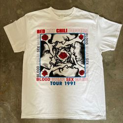 Tshirt Band Red Hot Chili Peppers Tour 1991