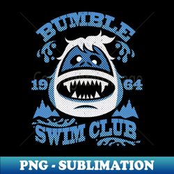 Bumble Swim Club - Professional Sublimation Digital Download - Bold & Eye-catching