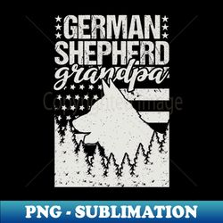German Shepherd Grandpa - Premium PNG Sublimation File - Spice Up Your Sublimation Projects