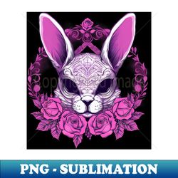 Goth Bunny - Modern Sublimation PNG File - Defying the Norms