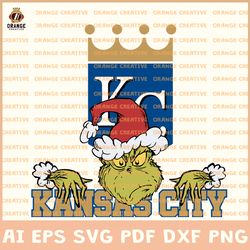 Kansas City Royals Svg Files, MLB Royals Logo Clipart, Grinch Vector, Svg Files for Cricut Silhouette, Digital