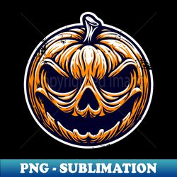 Spooky Jack-o-lantern - Exclusive PNG Sublimation Download - Instantly Transform Your Sublimation Projects