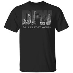 Dallas Fort Worth Texas Art Souvenir Gift DFW Airport Code TShirt Dallas Cowboys T Shirt
