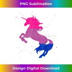 LGBT Proud Bisexuality Flag Unicorn Bi Pride Month Bisexual - Artisanal Sublimation PNG File - Craft with Boldness and Assurance