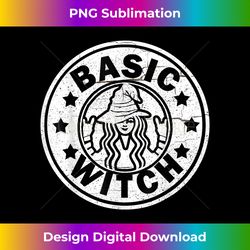 Funny Basic Witch Halloween Distressed - Bespoke Sublimation Digital File - Ideal for Imaginative Endeavors