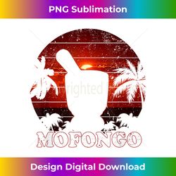 funny puerto rican food mofongo pilon palm trees sunset gift - bespoke sublimation digital file - rapidly innovate your artistic vision