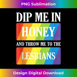 Pride Month Throw Me To The Lesbians LGBT Tank Top - Sublimation-Optimized PNG File - Channel Your Creative Rebel