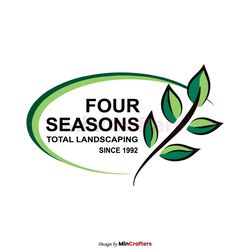 Four Seasons Total Landscaping Inc Logo SVG Cricut Files