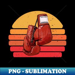 Boxing Vintage Boxer - Modern Sublimation PNG File - Bring Your Designs to Life