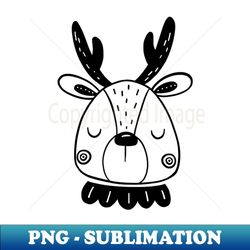 Reindeer - PNG Sublimation Digital Download - Enhance Your Apparel with Stunning Detail