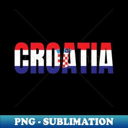 Croatia - Elegant Sublimation PNG Download - Perfect for Sublimation Mastery