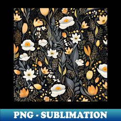 Field Flowers Pattern - Exclusive Sublimation Digital File - Fashionable and Fearless