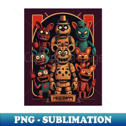 Five Nights At Freddys - Exclusive PNG Sublimation Download - Revolutionize Your Designs