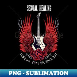Turn On Healing - High-Quality PNG Sublimation Download - Unlock Vibrant Sublimation Designs