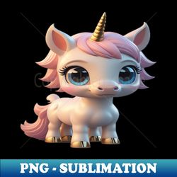 magical cute baby unicorn - decorative sublimation png file - defying the norms