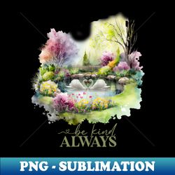 Garden Pond Melody 2 - Instant Sublimation Digital Download - Unleash Your Inner Rebellion