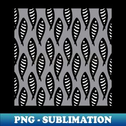abstract black and white fish pattern pale blue - stylish sublimation digital download - perfect for personalization