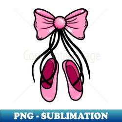 pink ballet shoes - digital sublimation download file - bold & eye-catching