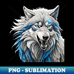 Cool Wolf - Instant Sublimation Digital Download - Add a Festive Touch to Every Day