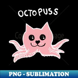 Octopuss Cat Octopus White - Stylish Sublimation Digital Download - Perfect for Sublimation Art