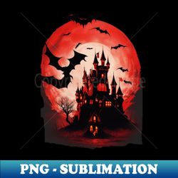 horror castle - Premium PNG Sublimation File - Transform Your Sublimation Creations