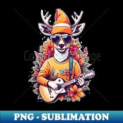 Cool Reindeer - Retro PNG Sublimation Digital Download - Fashionable and Fearless
