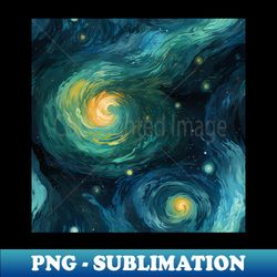 Van Gogh Starry Night 19 - Premium PNG Sublimation File - Perfect for Sublimation Art