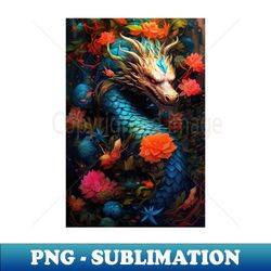 Dragon Chromatis watercolor art dragon - Exclusive PNG Sublimation Download - Bold & Eye-catching