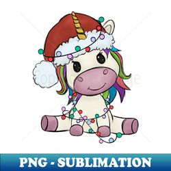 Unicorn Christmas - Digital Sublimation Download File - Perfect for Sublimation Mastery