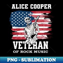 Veteran Rock Music Alice Cooper - High-Quality PNG Sublimation Download - Vibrant and Eye-Catching Typography