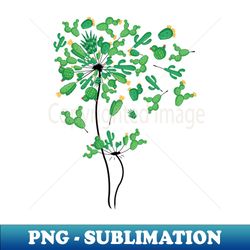 Cactus Dandelion - Special Edition Sublimation PNG File - Transform Your Sublimation Creations
