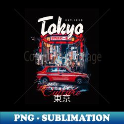 Tokyo Culture - High-Resolution PNG Sublimation File - Unlock Vibrant Sublimation Designs