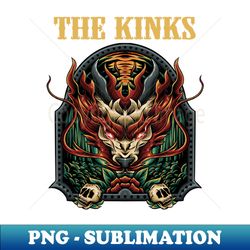 THE KINKS BAND - PNG Transparent Digital Download File for Sublimation - Perfect for Creative Projects