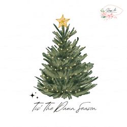 Tis The Damn Season Christmas Tree PNG Download File