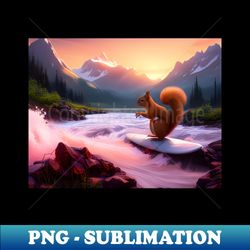 Squirrels Funny Adventures 03 - Modern Sublimation PNG File - Unleash Your Inner Rebellion