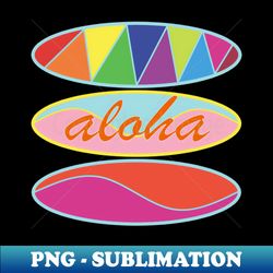 Aloha - Signature Sublimation PNG File - Bold & Eye-catching